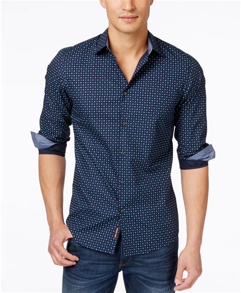 michael kors classic fit shirt|michael kors long sleeve shirts.